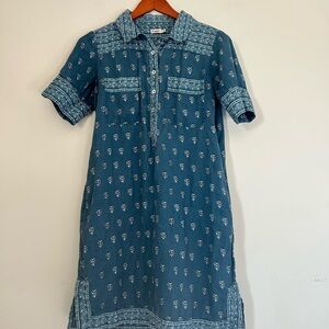 Faherty Rae Dress - Women’s Blue Indigo Floral